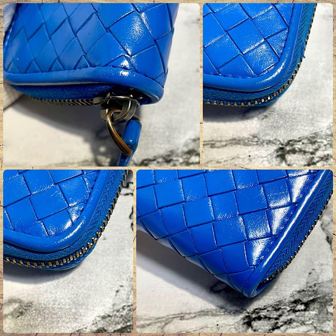 ボッテガヴェネタ　ケース　ブルー