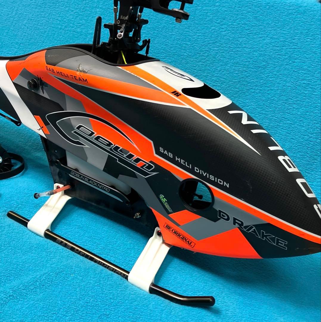 ジャンク品　RCヘリ GOBLIN ニトロ スポーツSG710 機体のみ