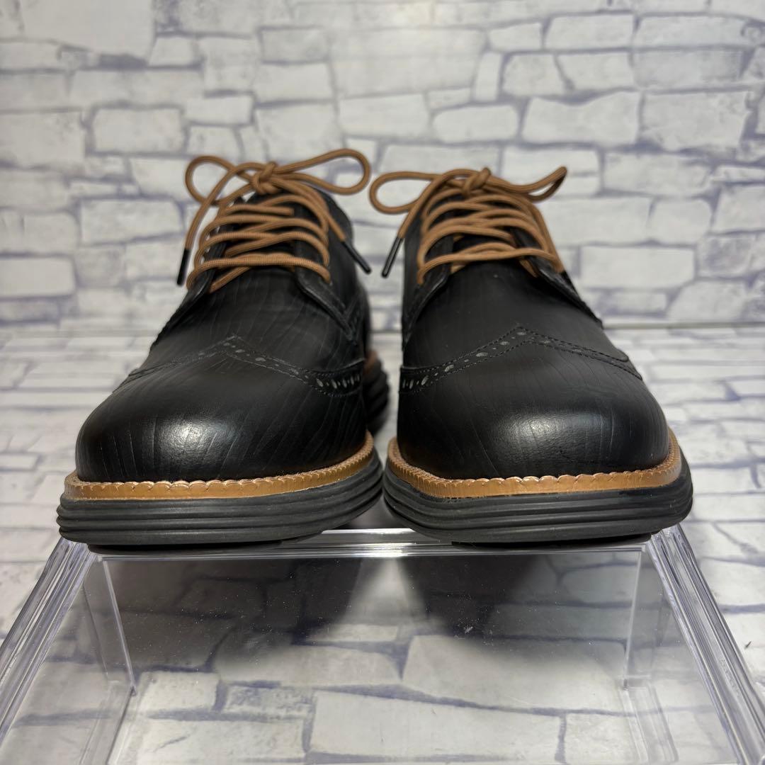 未使用級 コールハーン オリジナルグランド ウィングチップ オックスフォード 黒
