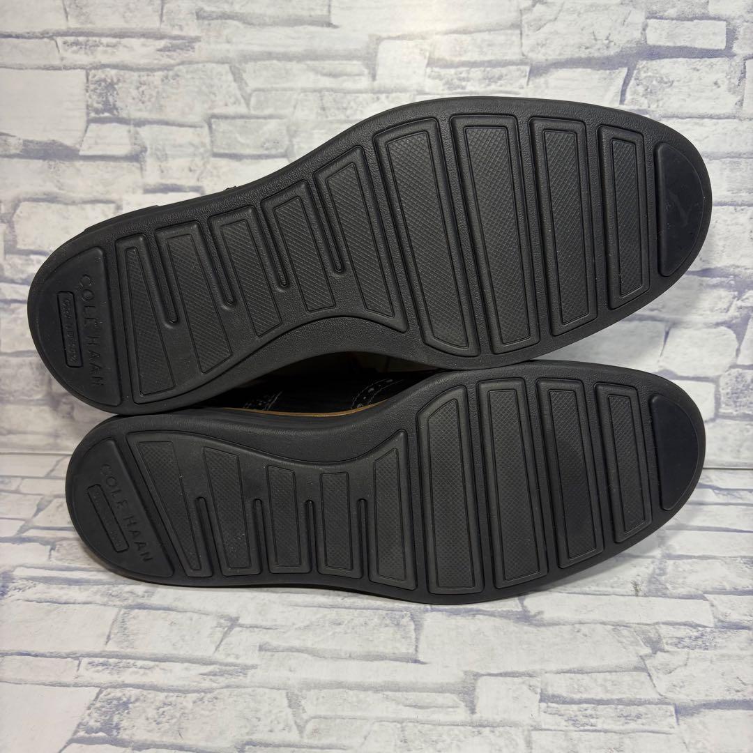 未使用級 コールハーン オリジナルグランド ウィングチップ オックスフォード 黒