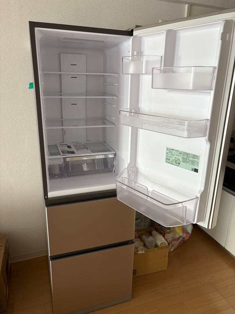 シルバー冷蔵庫 上開き 2段冷凍室