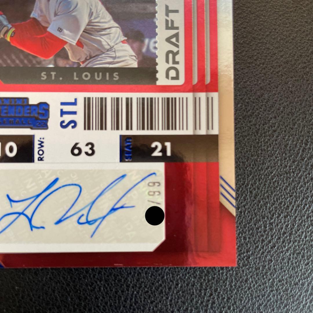 【美品】ヌートバー RC 直筆サイン シリアル /99 DRAFT TICKET