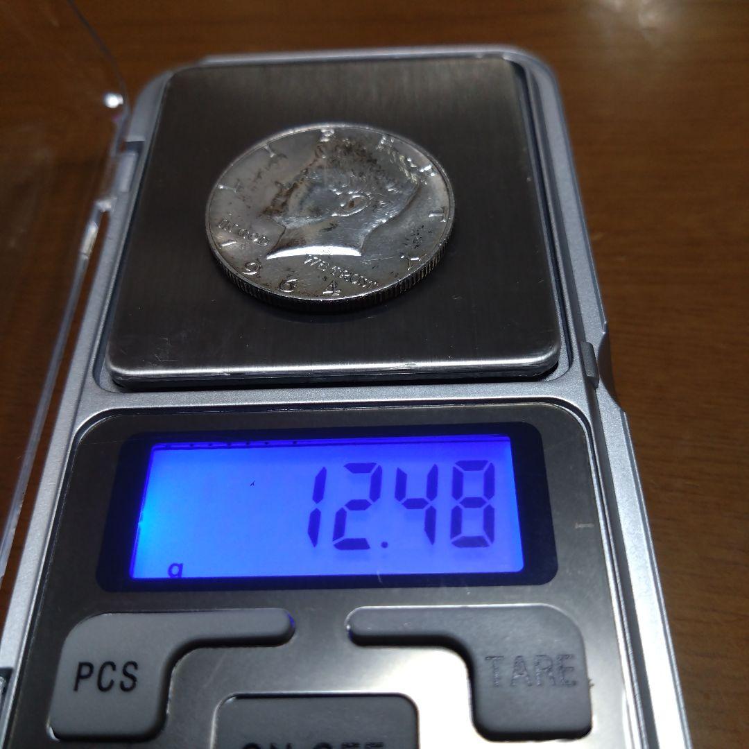 ケネディハーフダラー銀貨 3枚 1964年