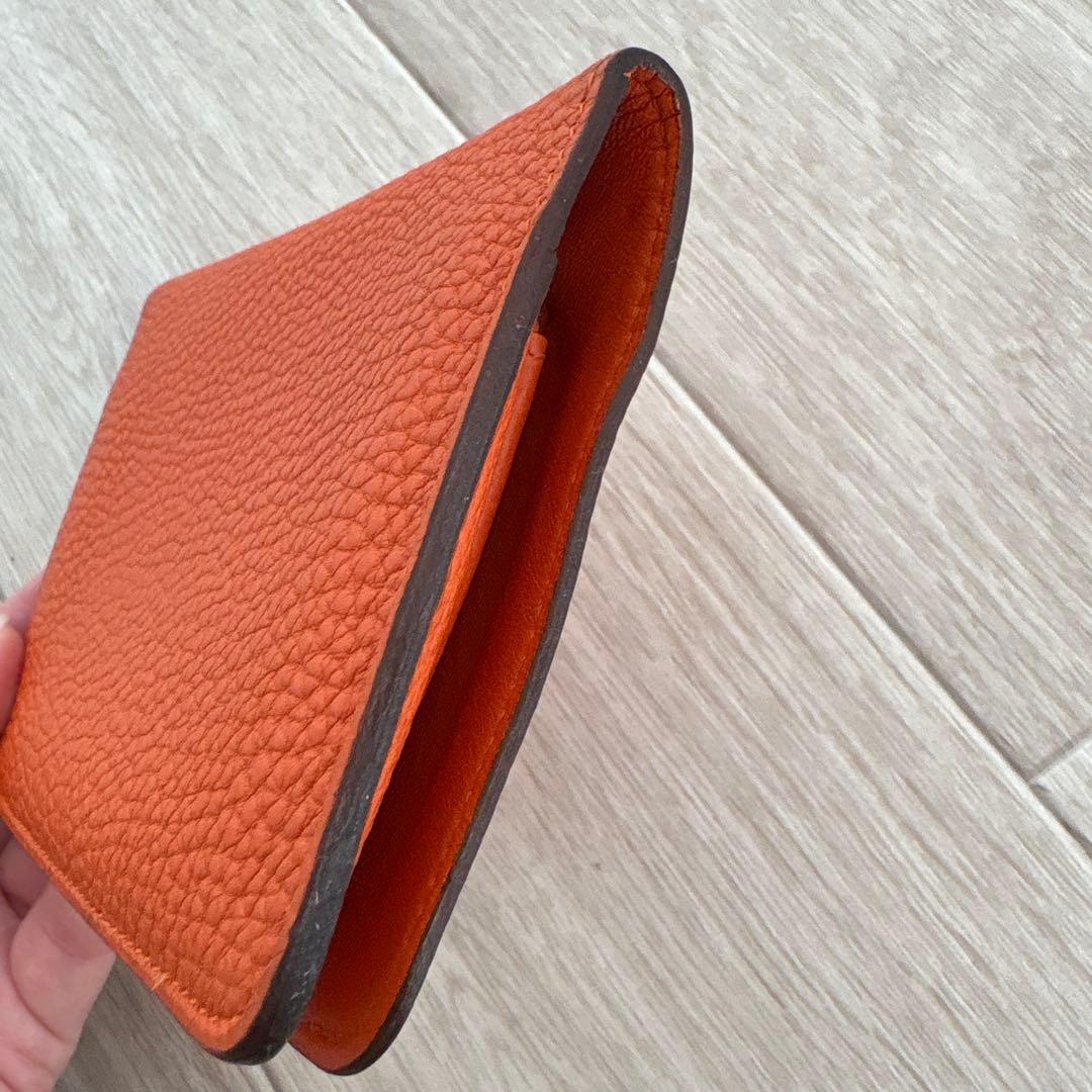 エルメス　ドゴン　コンパクト　二つ折り財布