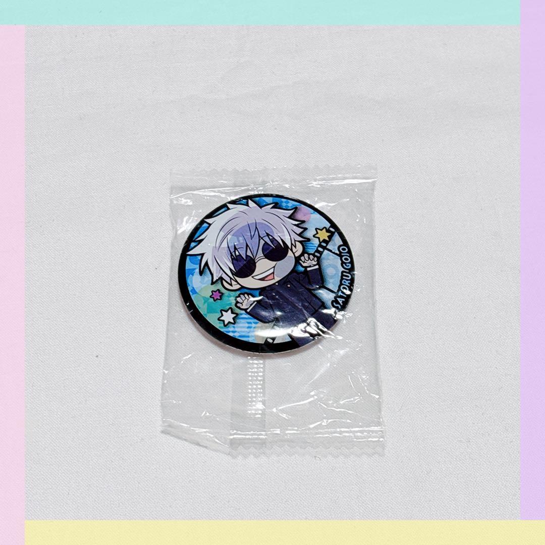 【新品未開封】呪術廻戦 五条悟 あの日の思い出缶バッジ ぴたでふぉめ