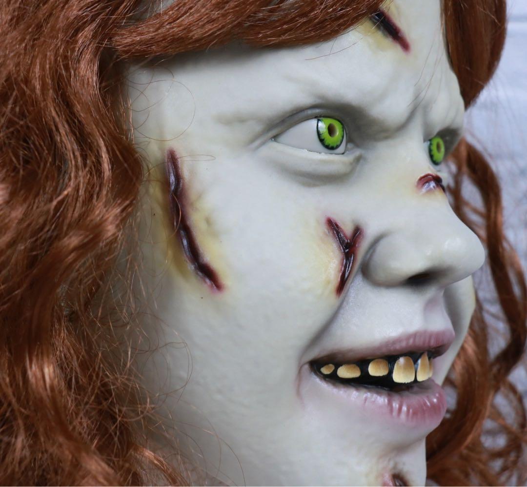 エクソシスト　リーガンマスク　等身大　トリックオアトリートスタジオ　ハロウィン