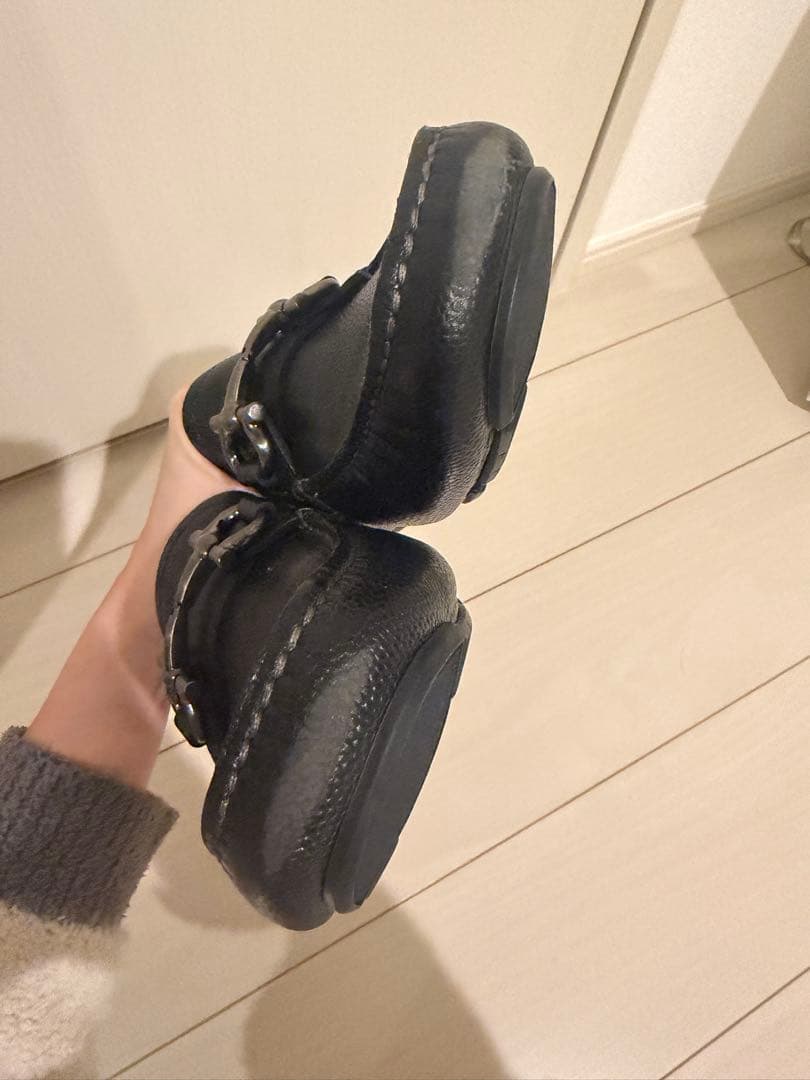 サルヴァトーレフェラガモ/ドライビングシューズ/5 1/2(23.5cm)小さめ