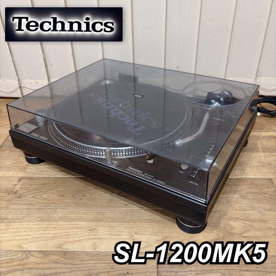 【美品】Technics SL-1200 MK5 ターンテーブル ブラック