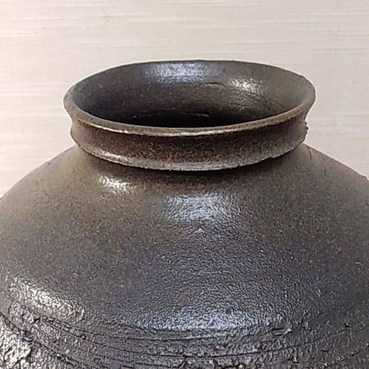 熊野焼  皿谷実作  壺  花器  大花瓶