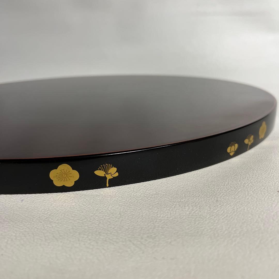 茶道具　塗師　助田宗明作　三友棚　美品！