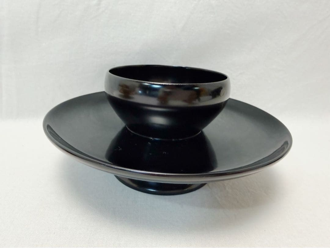 茶道具 木製黒真塗 天目台 茶道具 欅 貴人台 2点 セット 茶事 茶の湯