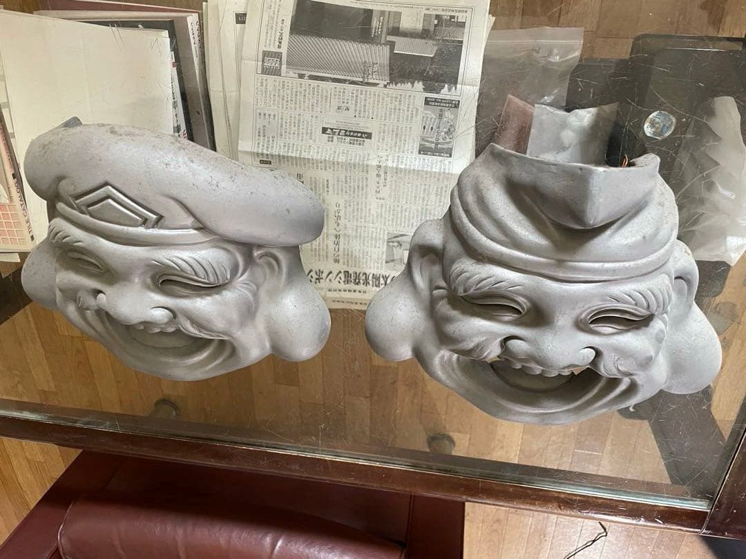 瓦　大黒　恵比須　七福神　縁起物