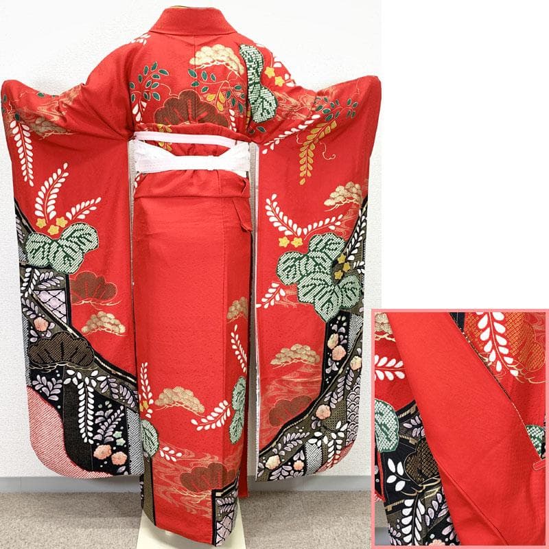 512z7.412y20.小物類.501u16☆振袖 身幅広め 辻が花絞り染