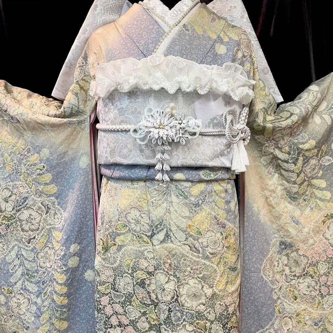 振袖フルセット■逸品■辻が花■銀通し■花絞り■成人式振り袖