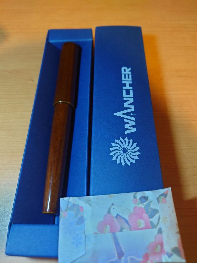 WANCHER　世界樹漆　フレックスニブ　字幅F 細字　万年筆