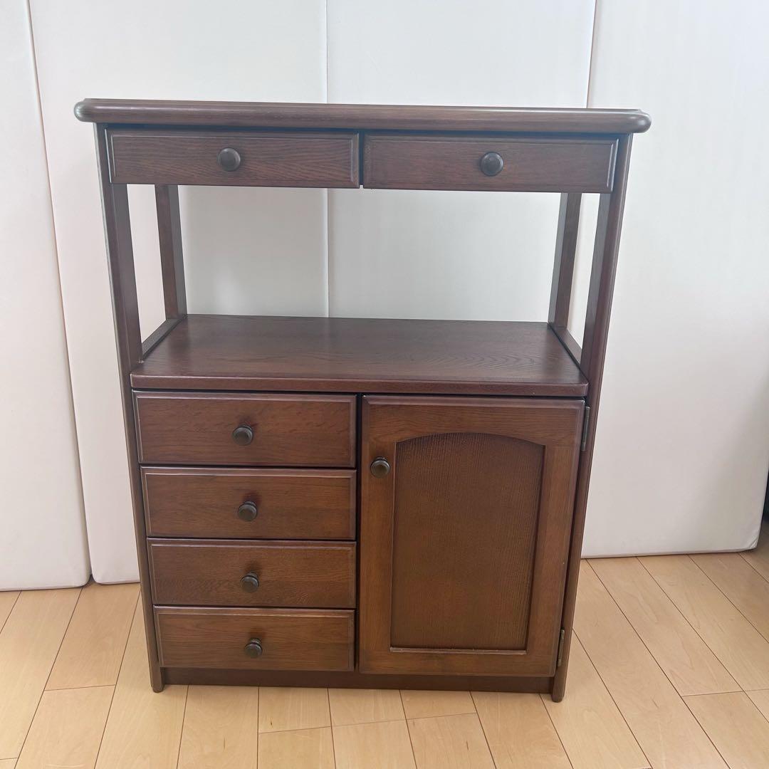 飛騨産業　サイドボード　キャビネット　アンティーク　電話台　ラック　レトロ