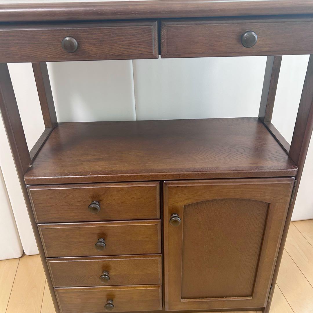 飛騨産業　サイドボード　キャビネット　アンティーク　電話台　ラック　レトロ