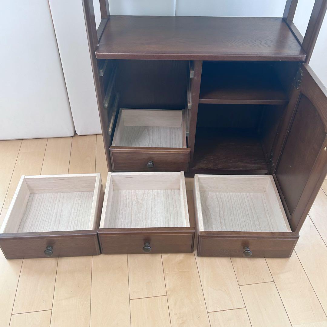 飛騨産業　サイドボード　キャビネット　アンティーク　電話台　ラック　レトロ