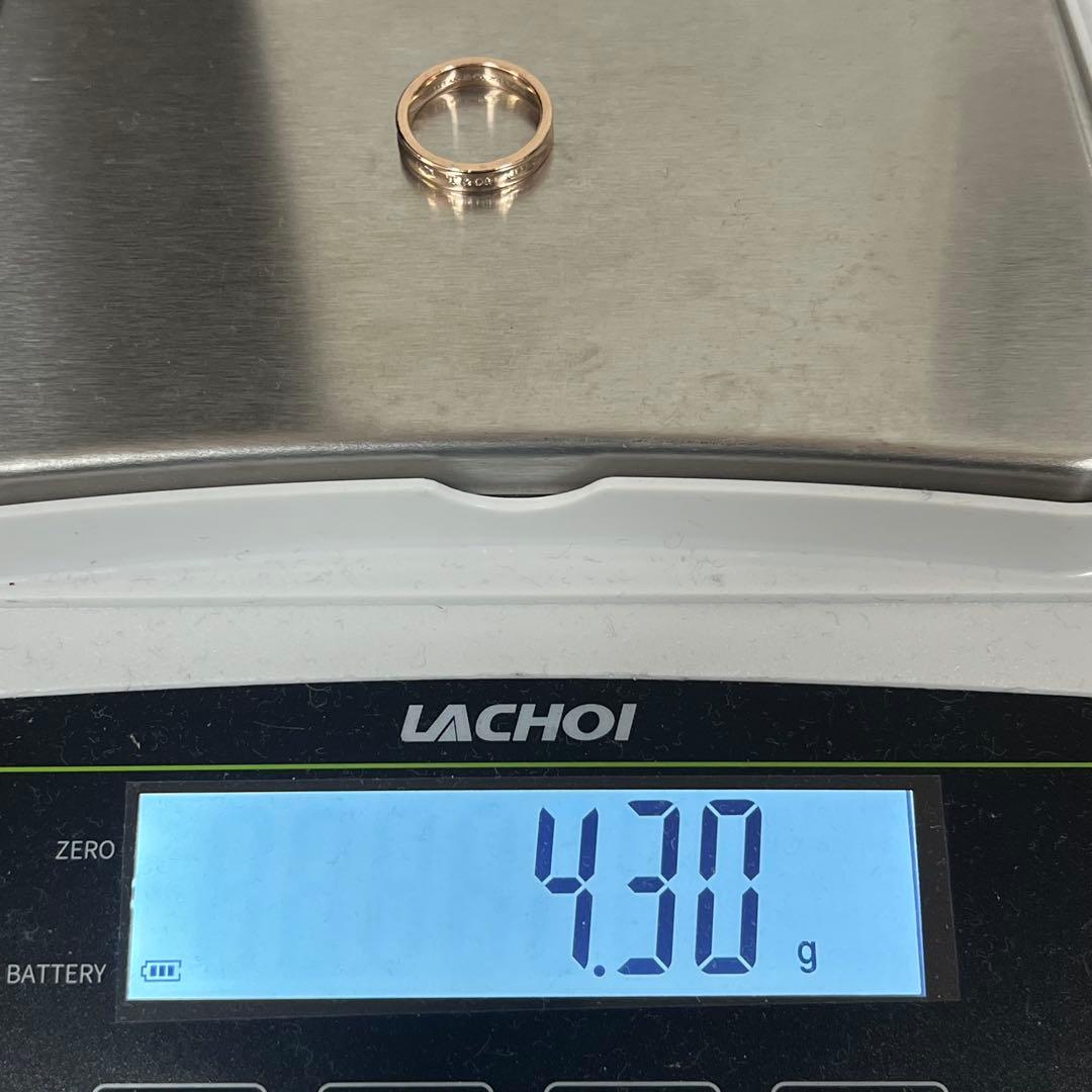 ティファニー TIFFANY 1837 ナロー リング 12号 ルベドメタル