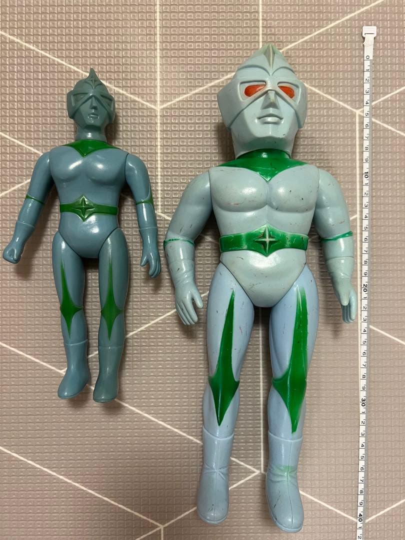 最終値下げ！【当時物】ミラーマン　面取れソフビ　パチ　ジャンボサイズ約37cm