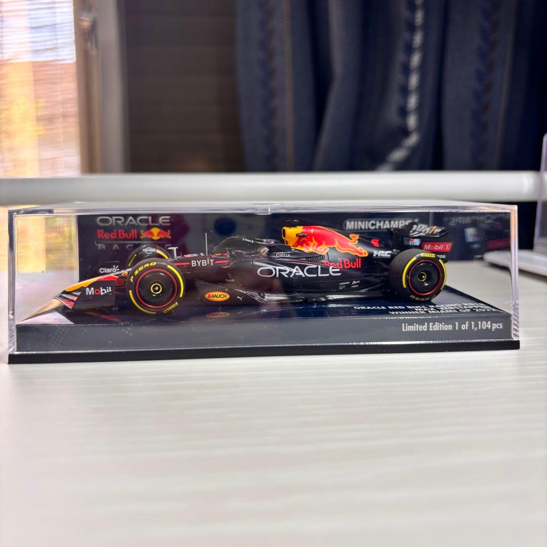ミニチャンプス 1/43 レッドブル　RB18 2022 F1 マイアミGP