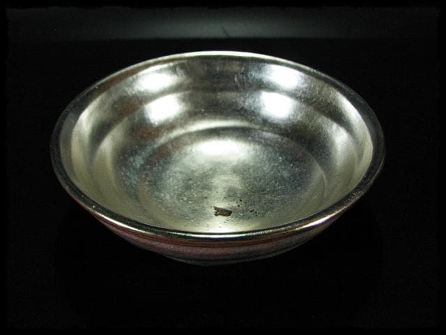 即中斎好 嶋台 茶碗 金銀一双 佐々木 昭楽 茶道具 f236