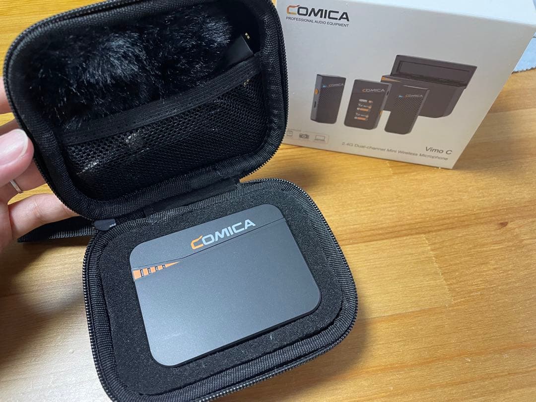 COMICA Vimo C3 ワイヤレスマイクノイキャン 充電ケース付き
