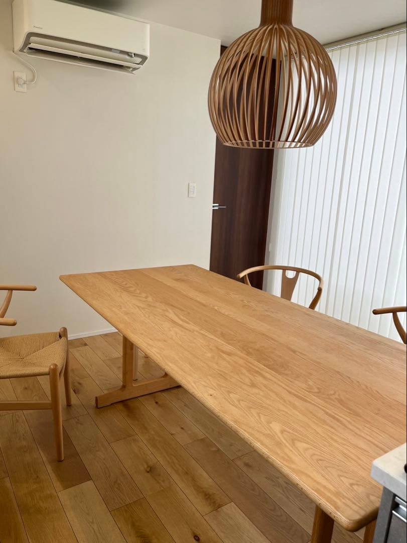 【週末限定大特価】ACTUS SOUP ダイニングテーブル 200cm Tレッグ