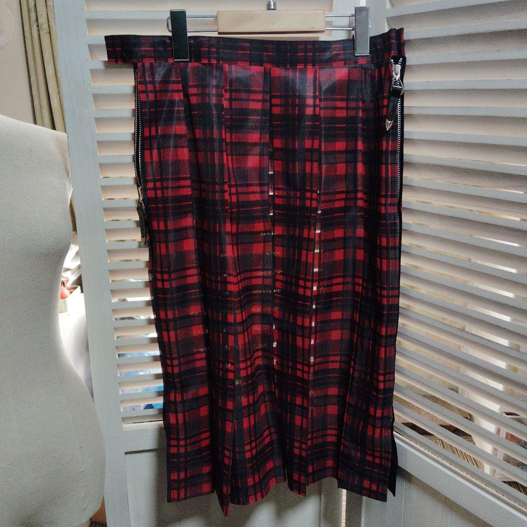 TOGA PULLA2024SSシアーチェックスカート