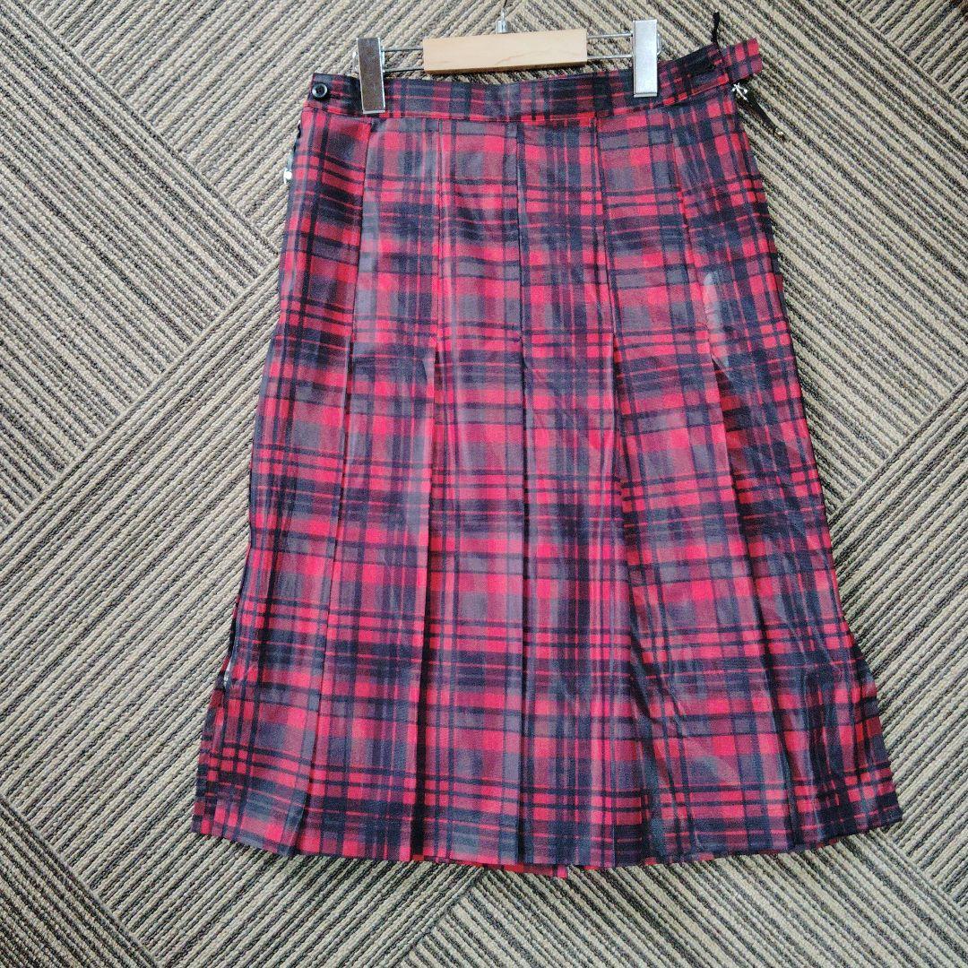 TOGA PULLA2024SSシアーチェックスカート