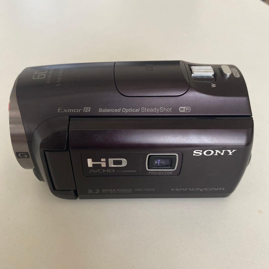 SONY HDビデオカメラ HDR-PJ670