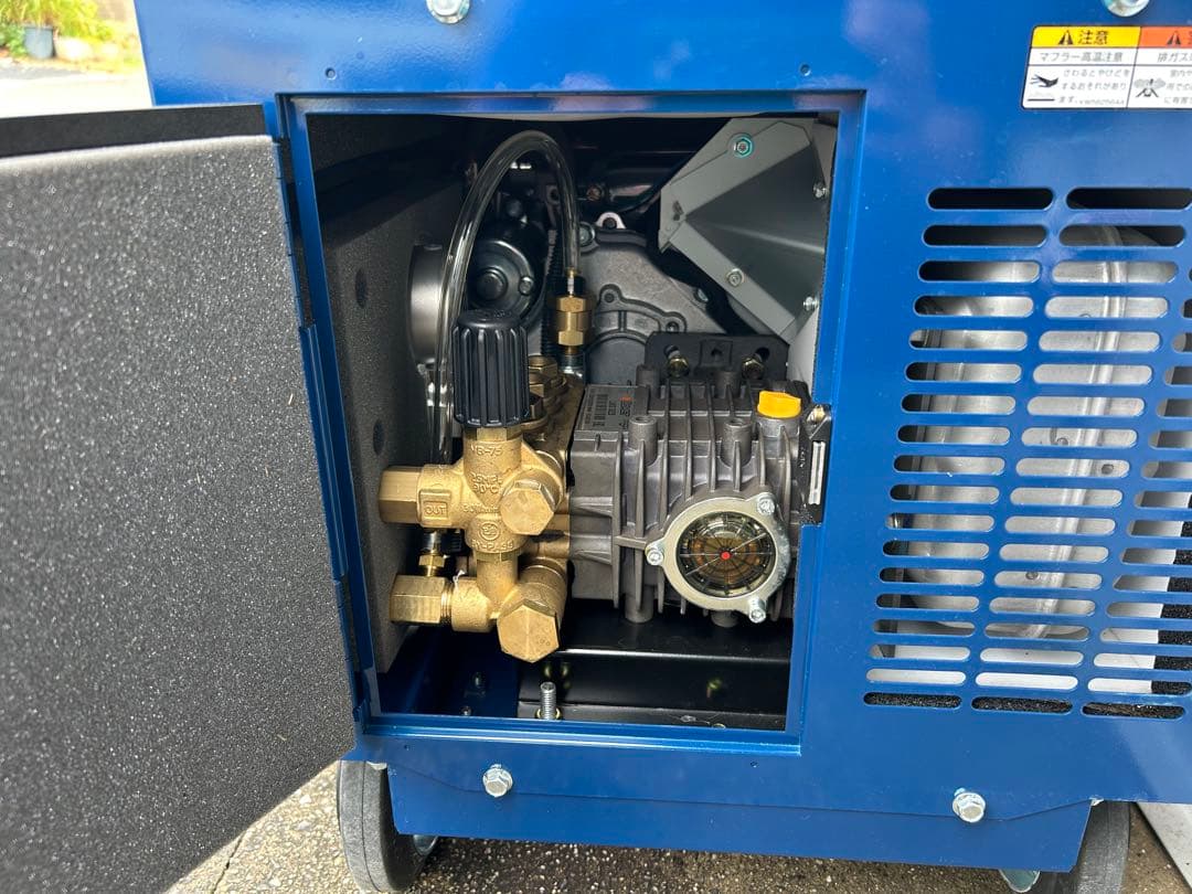 SEIWA JC-1513DPNS+ 高圧洗浄機本体 洗浄ガン、ホースドラム他