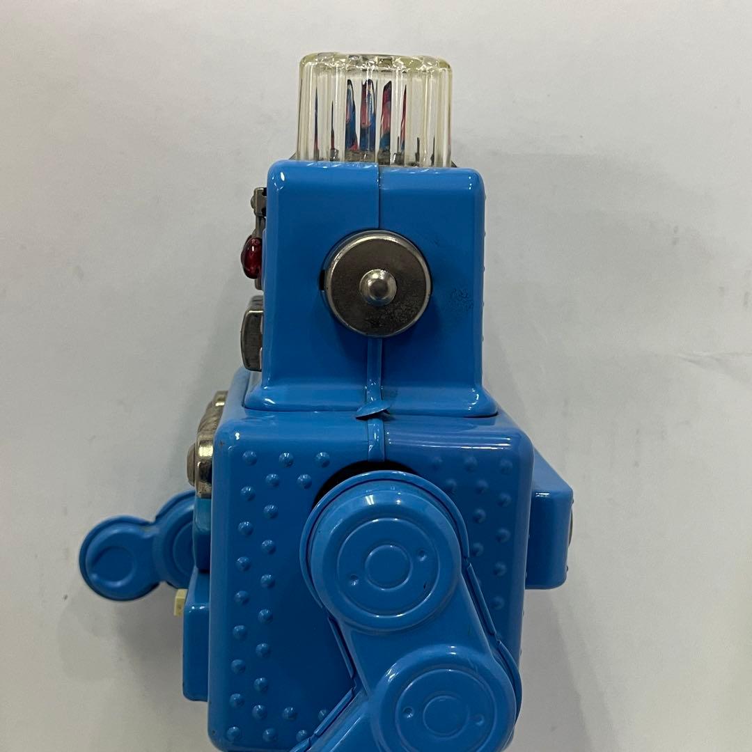 HAHATOY スモーキング スペースマン ブリキロボット 玩具 青