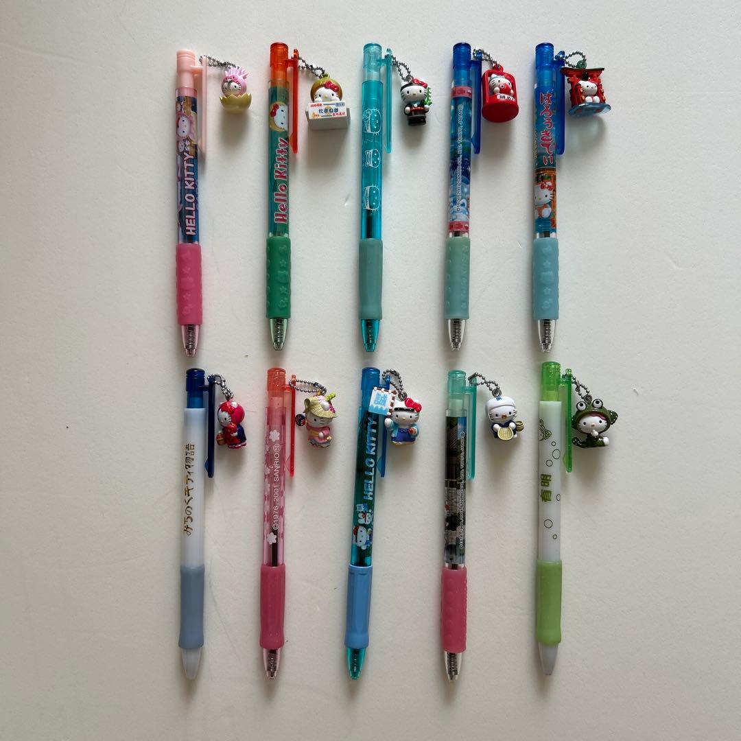 ハローキティ ご当地限定ボールペン99本&シャープ12本セット