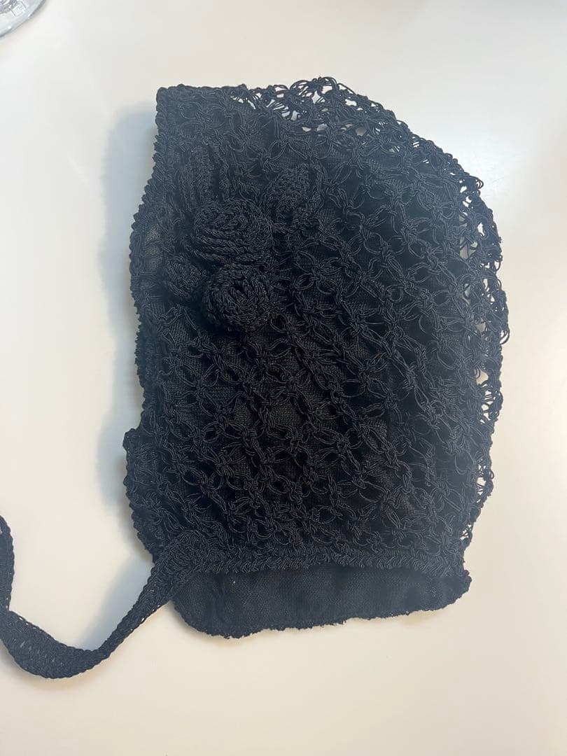 帽子 FETICO HAND-KNITTED ROSE BEANIE