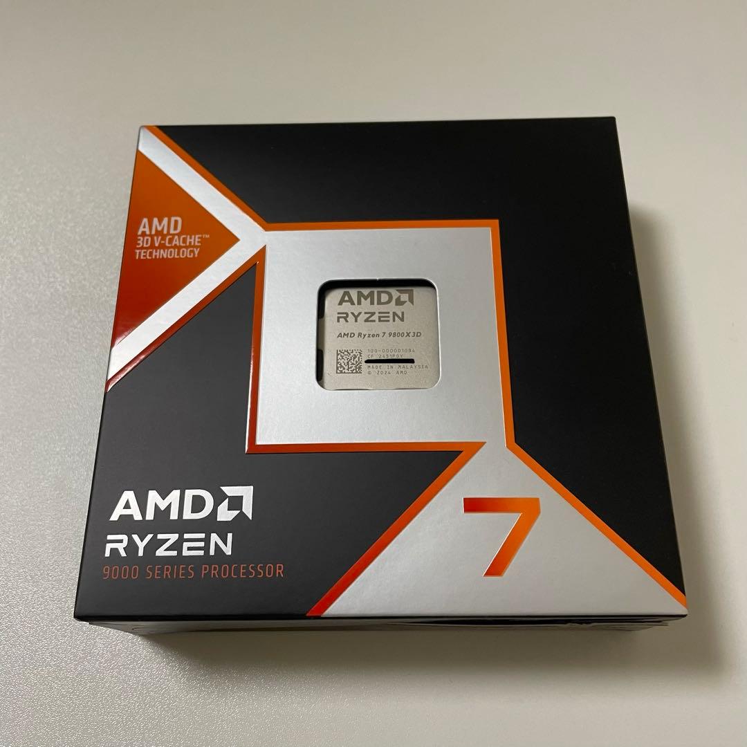 AMD Ryzen7 9800X3D 新品未開封