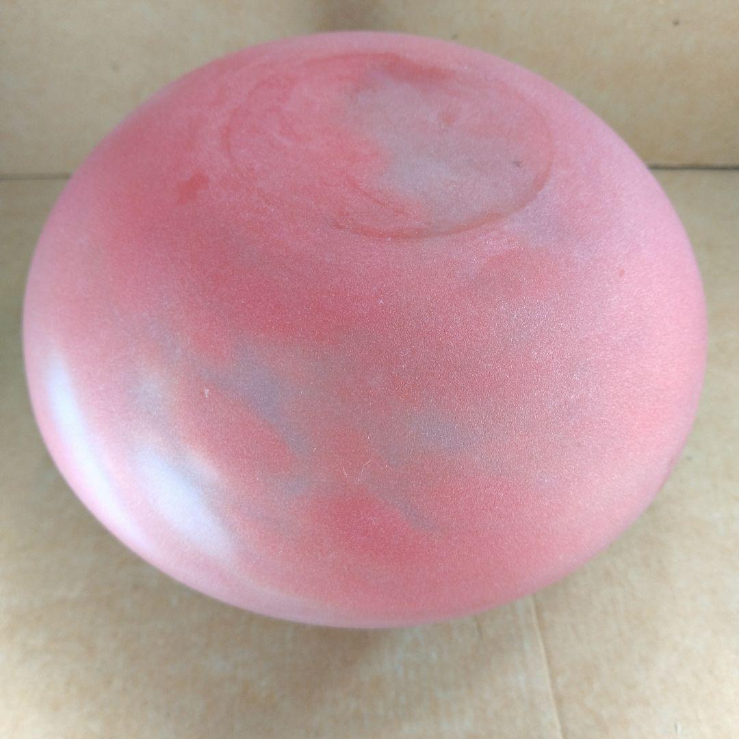 【本物保証】藤田喬平 手吹 花瓶(赤系,耳付) 共箱 美品