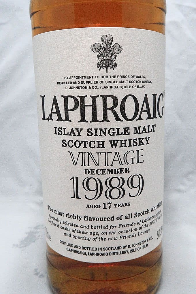 ラフロイグ１９８９ １７年 ２００７年アイラフェスティバルボトリング