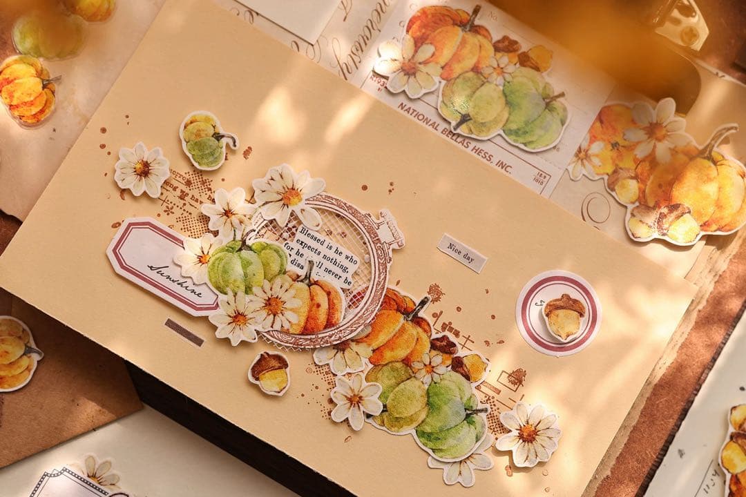 ⭐️SALE⭐️小白家文創《南瓜派》海外マスキングテープ マステ 【2747】