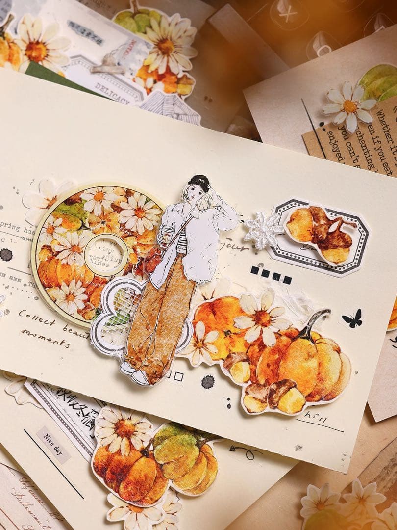 ⭐️SALE⭐️小白家文創《南瓜派》海外マスキングテープ マステ 【2747】