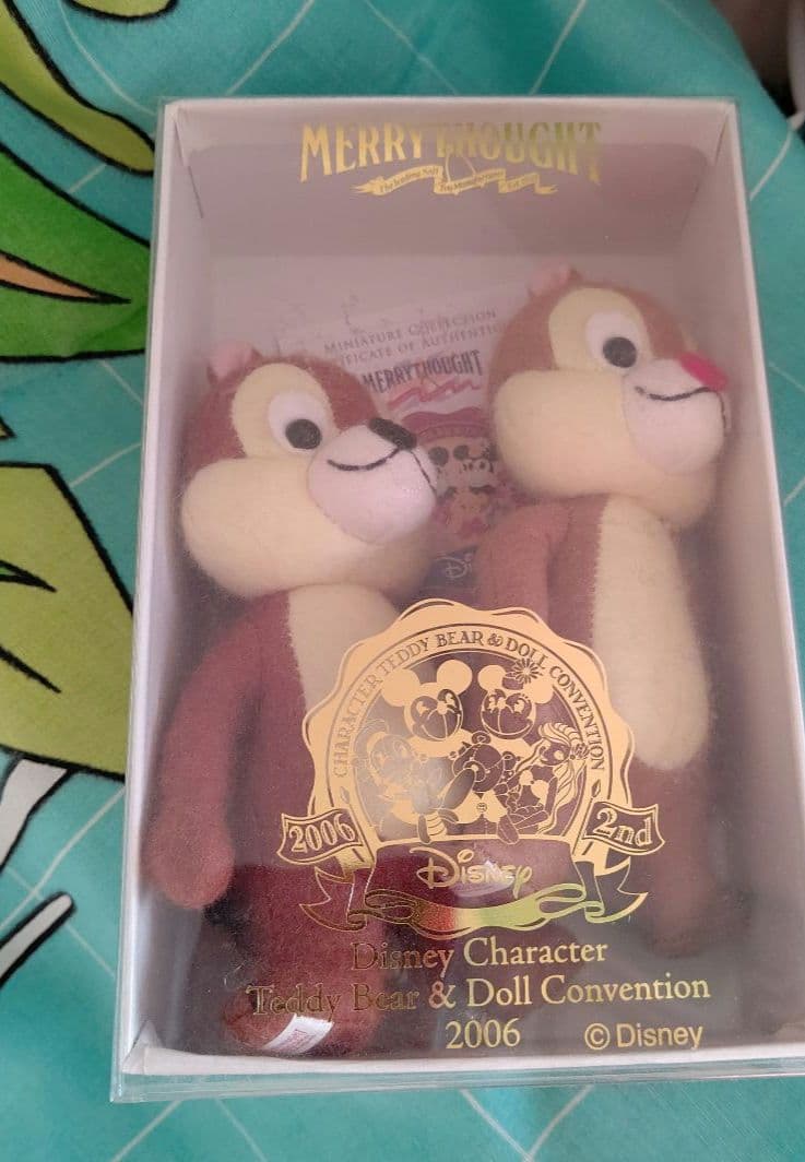 値下 2006年 500限定 テディベア&ドール コンベンション チップとデール
