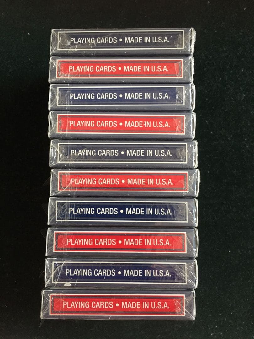 [絶版 新品未使用]復刻版バイスクル ビンテージバック赤青各1個