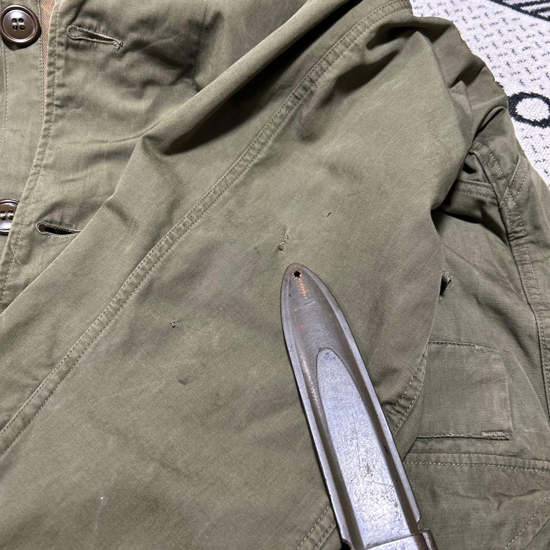 希少 レア 米軍実物 M45 オーバーコート フィールドパーカー 40s 陸軍