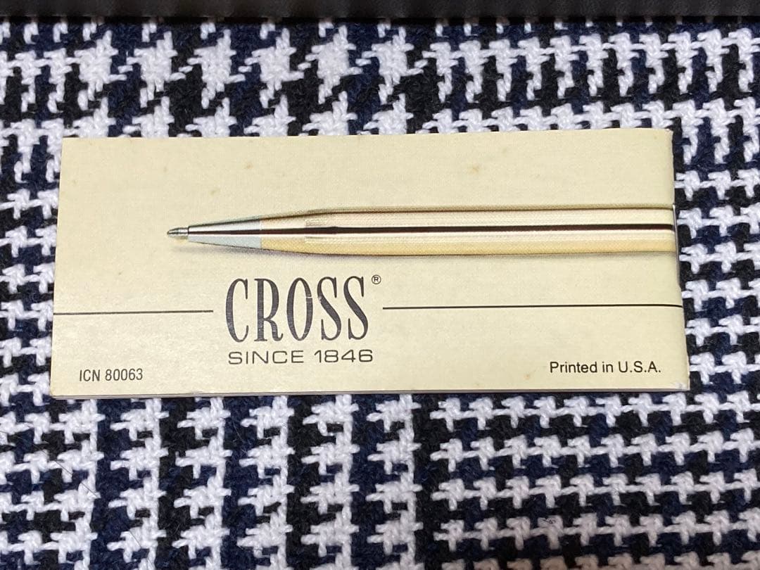 CROSS クロスボールペン14K 14金 ケース 英語説明書付き 旧ロゴ 希少