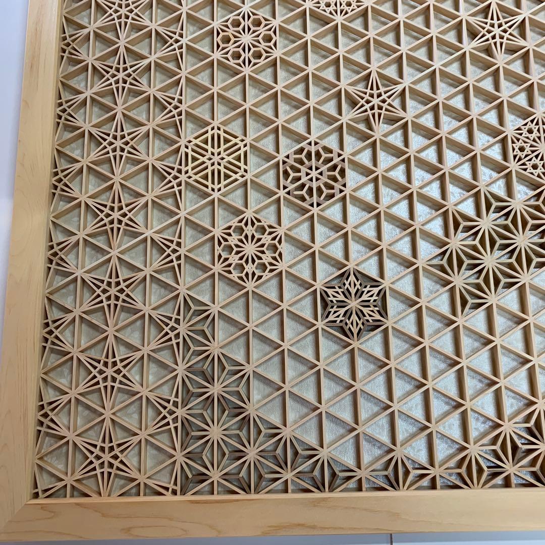 組子ウォールアート 大