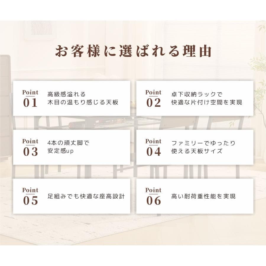 訳アリ新品 ダイニングテーブル5点セット ダイニングセット　1485-200