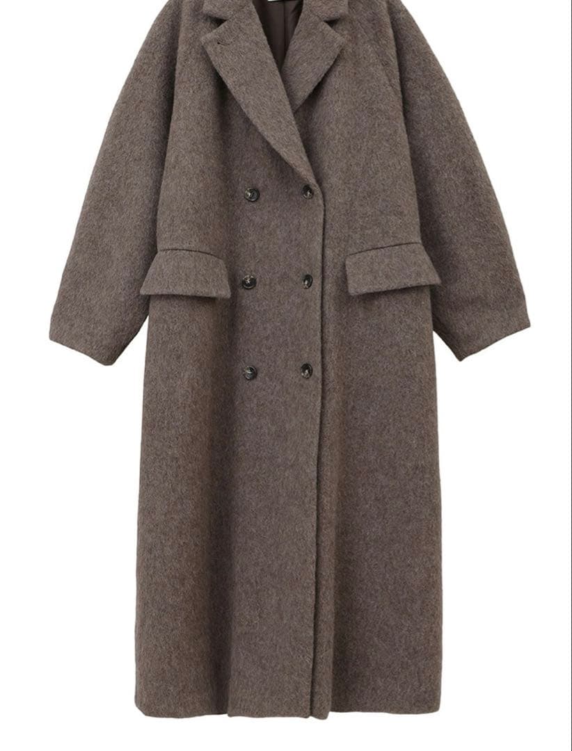 ジャケット・アウター CLANE DOUBLE WOOL LONG COAT
