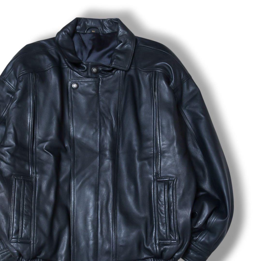 A-2 ショート丈 フライト レザージャケット ブルゾン ライダース 本革 羊