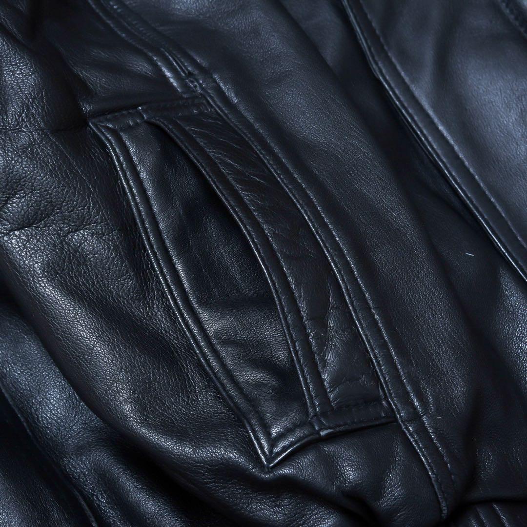 A-2 ショート丈 フライト レザージャケット ブルゾン ライダース 本革 羊