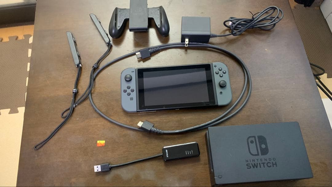 Nintendo Switch グレー 512GBのSDカード付き